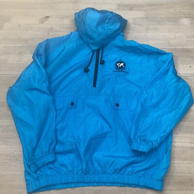 1990 Goodwill Games Seattle Zero 90 Wind Breaker Sz Large Blue