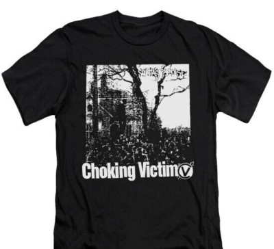 Choking Victim - Squattas paradise T-Shirt, Indie Rock Punk  Gothic Unisex tee
