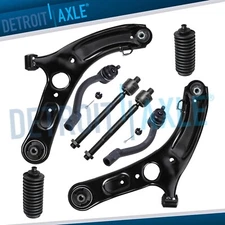 Front Lower Control Arms Tie Rods for 2011 - 2016 Hyundai Elantra Veloster