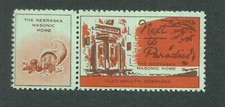 Freemasonry Label / Seal The Nebraska Masonic Home Masonic Cinderella