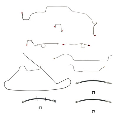 Kit De Boulons Chassis Master AMK 272 Pièces Pour Mopar B-Body 1966-67 Avec Freins à Tambour