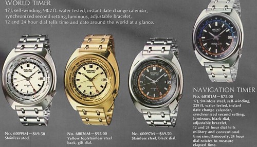 Very rare Seiko GMT World Time rotating internal bezel original 100% 6117-6409 - Foto 2 di 2