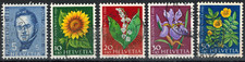 1 Briefmarkensatz Schweiz Nr. 742/746 o Pro Juventute Blumen # 1255