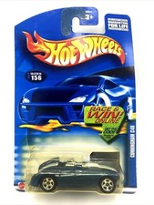 2002 Hot Wheels Collector #156 CUNNINGHAM C4R Blue w/Chrome 5 Spoke Wheels China