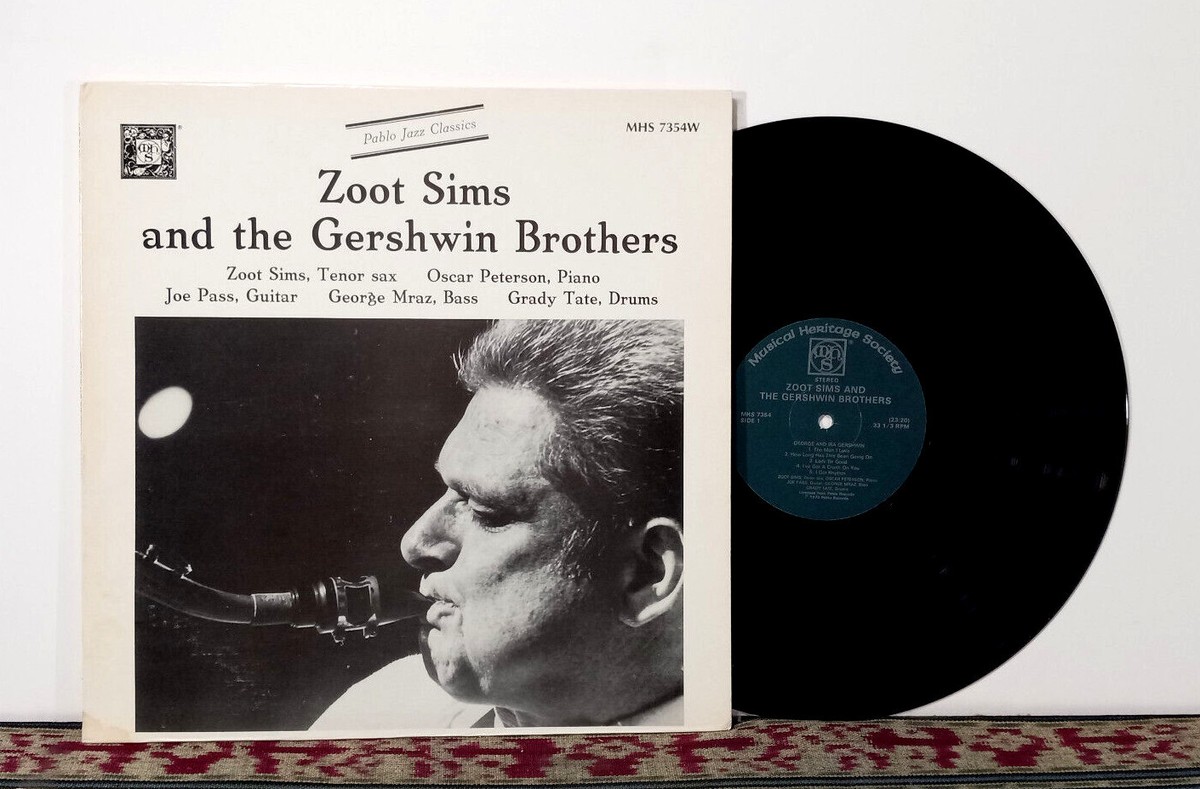 Zoot Sims And The Gershwin Brothers, LP 1986, Rare Swing Cool Jazz