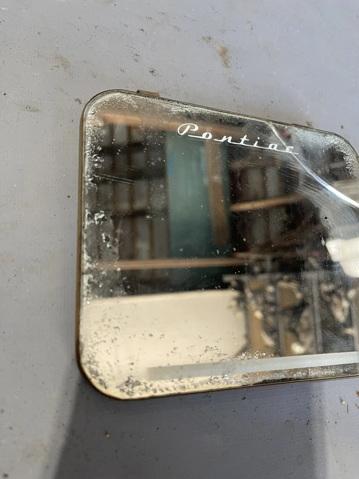 Pontiac 1946-1967 parasol tocador espejo accesorio distribuidor rat rod moldura Foto 2 de 4