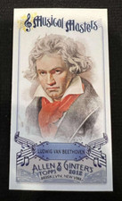 LUDWIG VAN BEETHOVEN 2012 Topps Allen & Ginter Mini Musical Masters #MM-3