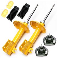 2 TA Technix Sport-StoßDäMpfer Vorne + Domlager + Staubkappen - Fiat Cinquecento