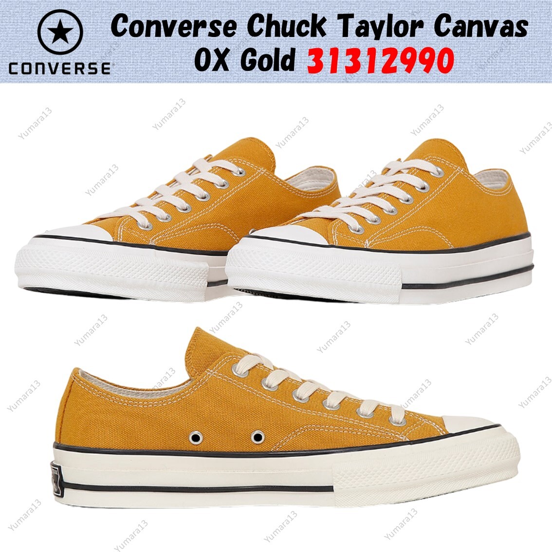 Converse Chuck Taylor Canvas OX Gold 31312990 Men's Size | eBay