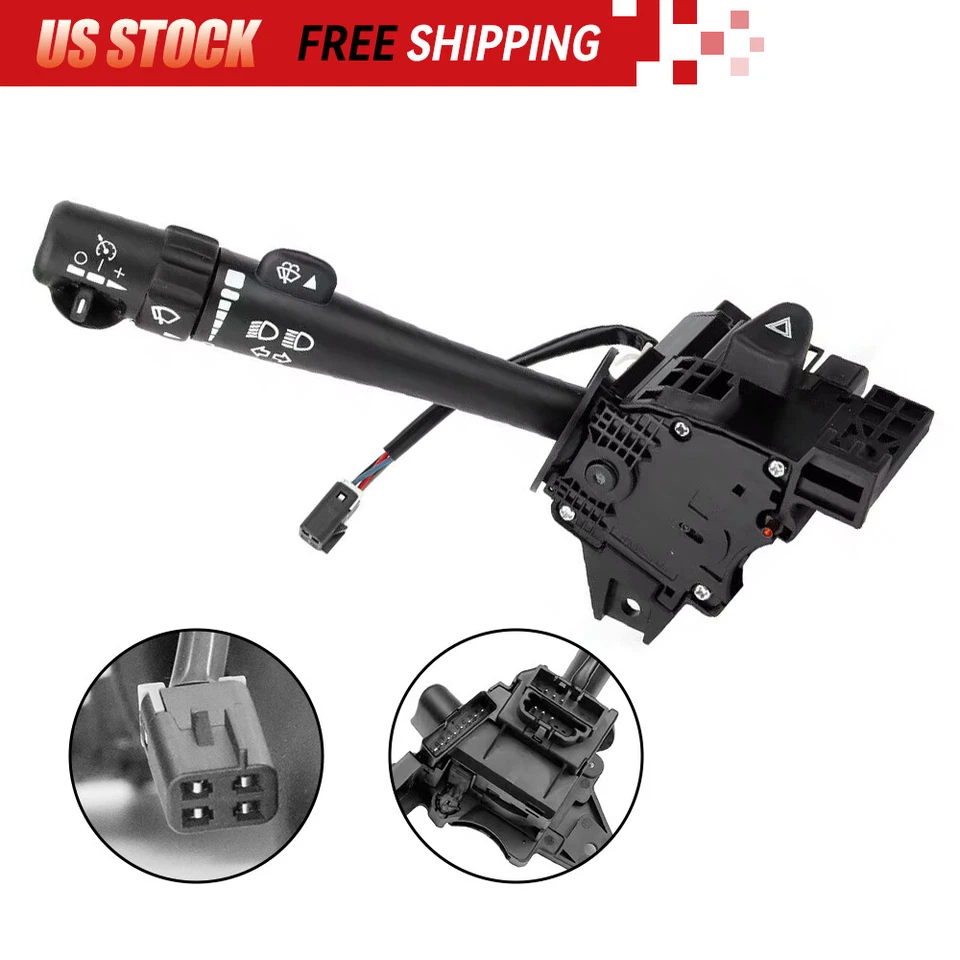 Turn Signal Switch For 2003 2004 2005 2006 Chevrolet Silverado 1500 2500 3500 HD - Image 2 of 4