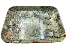 Monza Melamine Trinket Tray Artwork Forest Landscape 5.5" x 4" Home Decor by R2S