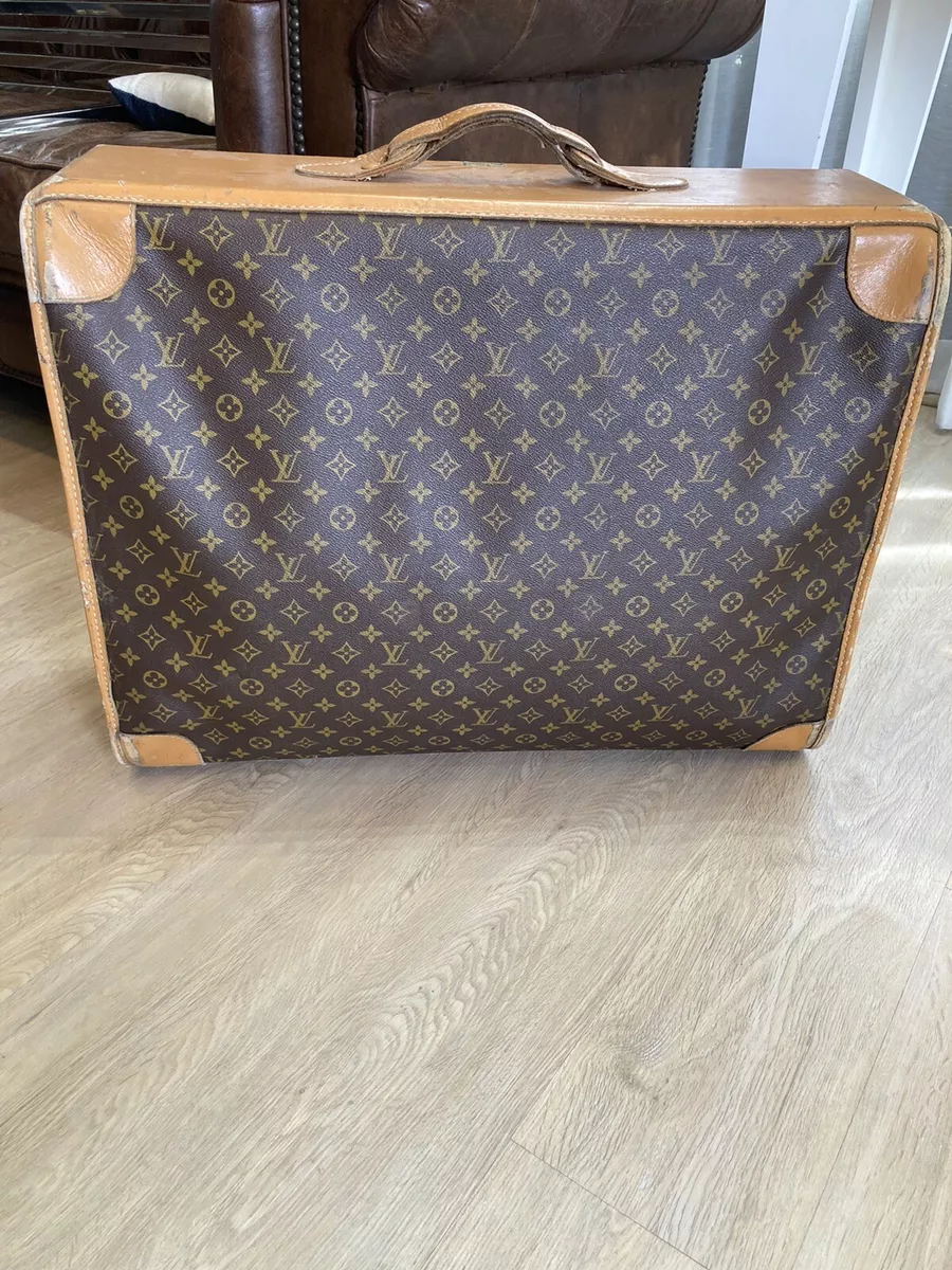 Vintage suitcase in monogram canvas by Louis Vuitton, France 1970