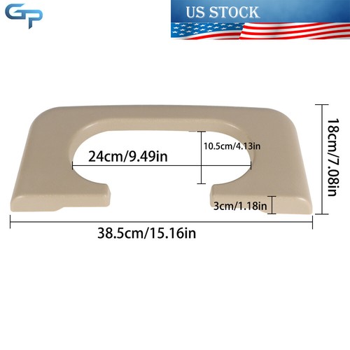 Center Console Beige Cup Holder Pad Replacement For 99-10 Ford F250 F350 F450 - Foto 2 di 11