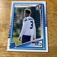 Nick Emmanwori-Seattle Seahawks-2025 NFL Donruss Football #348-Rated Rookie