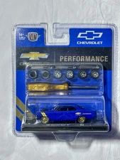 2025 M2 MACHINES - O'REILLY'S EXC - AUTO WHEELS - 1967 CHEVROLET NOVA SS - BLUE