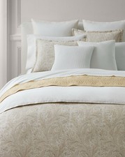 RALPH LAUREN KING Marah Paisley Reversible 3-Pc. Comforter Set True Cream 500