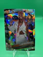 2025 Panini PRIZM WNBA Cracked ICE #150 SANIYA RIVERS RC Variation Sun
