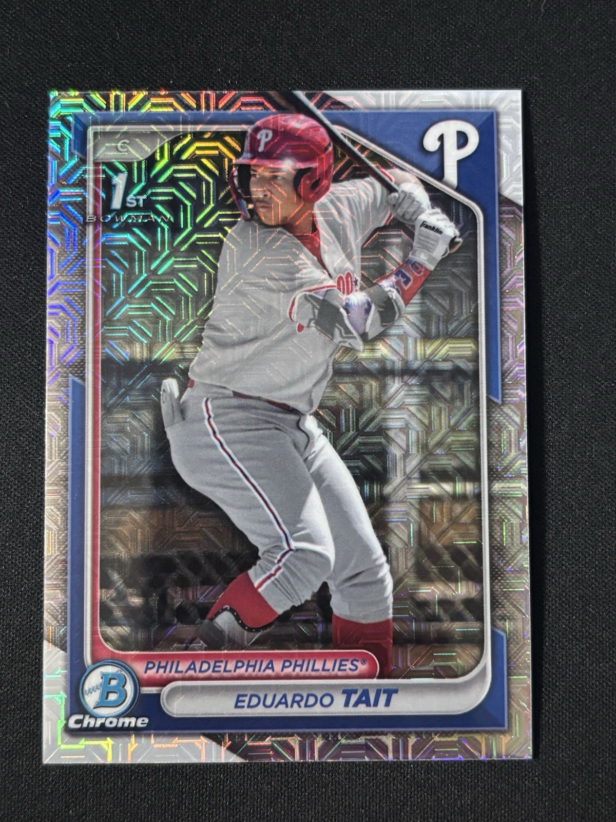 2024 Bowman Chrome #BCP-164 Eduardo Tait Prospects Mojo Refractors