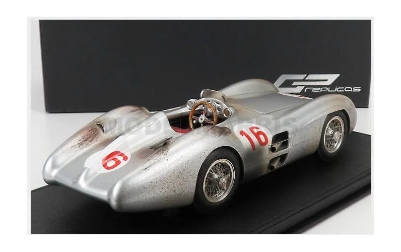 GP-REPLICAS GP128DD MERCEDES BENZ - F1 W196R STREAMLINERS N 16 WINNER MONZA ITAL - Immagine 2 di 2