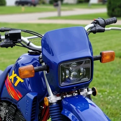 Projecteur LED Avant Pour Yamaha XT 600 Z Tenere 1984-1989 ECE E-Prüf - Photo 1/4