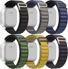 6 Pack Soft Sport Loop Strap Compatible with Apple Watch Ultra 49mm