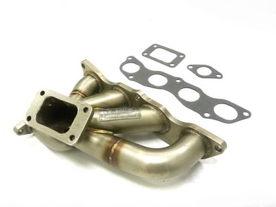 OBX Stainless Turbo Exhaust Manifold 02-07 RSX Type R 02-04 Honda Civic Si Log