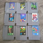 Lot Of 9 Nintendo NES Vintage Cartridge Video Games - Not Working/For Parts