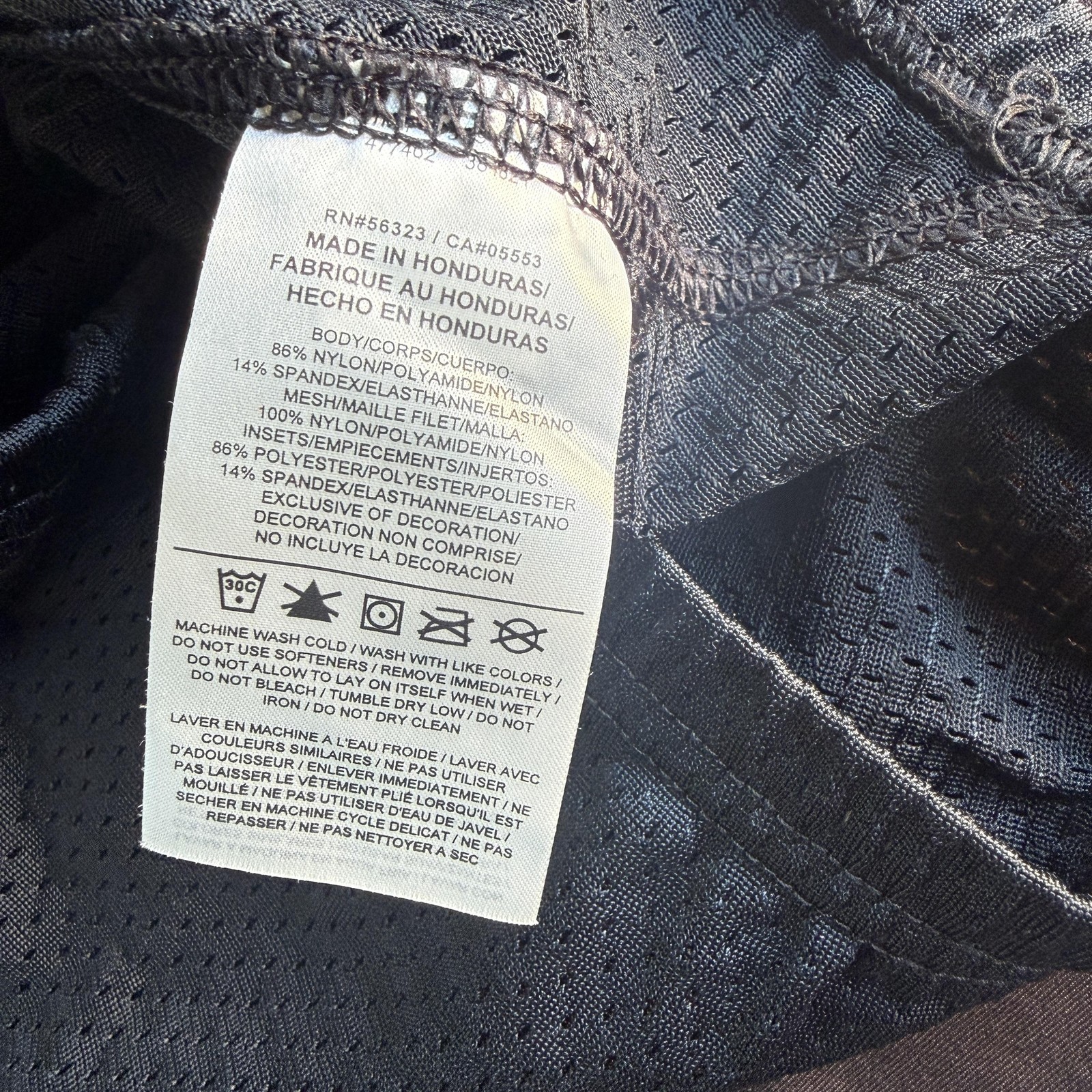 Nike Shirt Mens XL Black Football Practice Mesh Jersey Stretch 845929-012 thumbnail 5