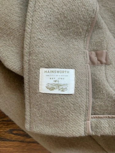 HebTroCo Chopped Duffle Coat Camel English Wool Toggle Short Field Coat L image 10