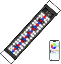 36-42" Smart LED Aquarium Light with App Control, Full Spectrum RGB, Bluetooth
