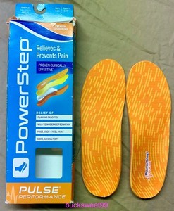 PowerStep PULSE Performance Full Length Insoles Men's 6-6.5C/ Women's 8-8.5C