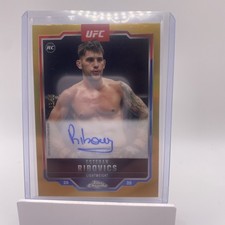 2025 Topps Chrome UFC - Chrome Rookie Autographs Esteban Ribovics #CRA-ER Gold