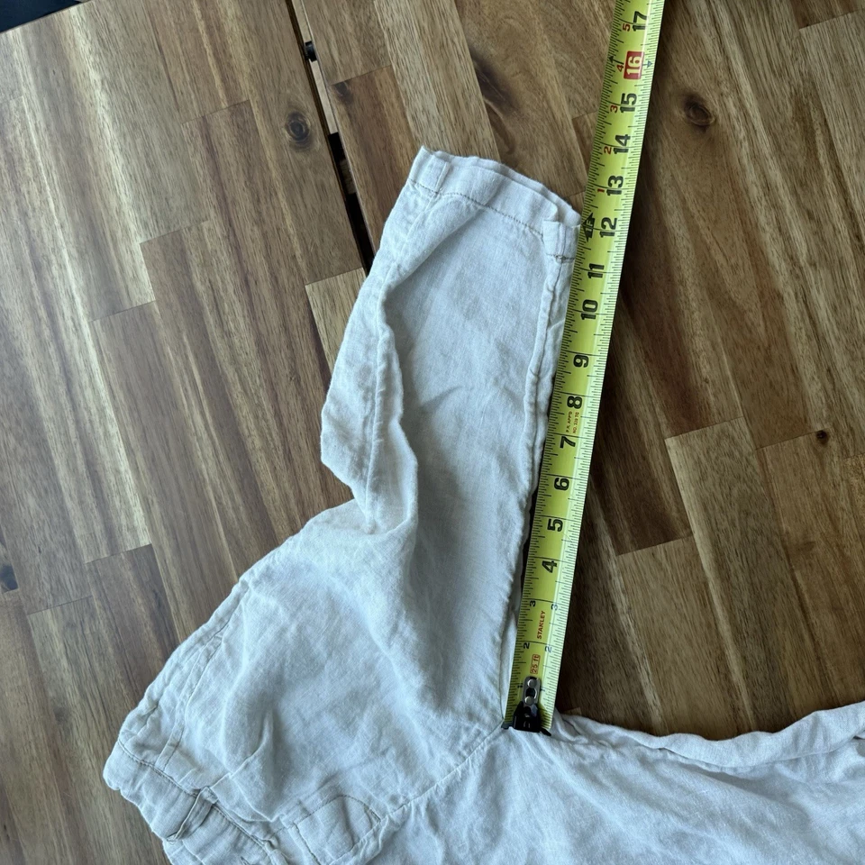 H&M Beige Linen Pants Toddler Size 3T Minimalist Preppy Beach Vacation Resort - Image 4 of 4