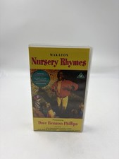 MAKATON NURSERY RHYMES WITH DAVE BENSON PHILLIPS - VHS TAPE ULTRA RARE