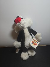 Ace Warner Bros. Looney Tunes Sylvester the Cat Plush Toy 1995 Vintage