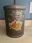 vintage ice cream churn can with paddles