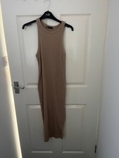 Zara ribbed beige medium size bodycon dress. Worn and in very good condition.
