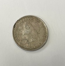 Colombia - 1881 Silver 50 Centavos - Very Popular