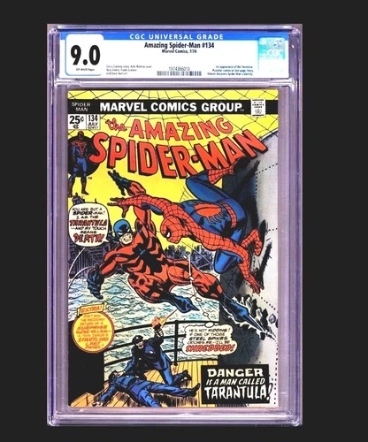 Amazing Spider-man 134 1st Tarantula / 2nd Punisher! Key CGC 9.0!! BRAND NEW DAY