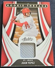 2022 Absolute Rookie Threads Retail #24 Juan Yepez  St. Louis Cardinals