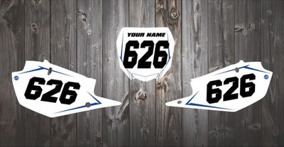 YAMAHA YZ YZF WR HINTERGRÜNDE NUMMERNTAFEL GRAFIK 85 125 250 450