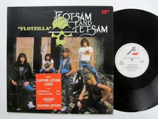 FLOTSAM & JETSAM Flotzilla 12" Metal Blade Netherlands 1987 VG++ Heavy Metal