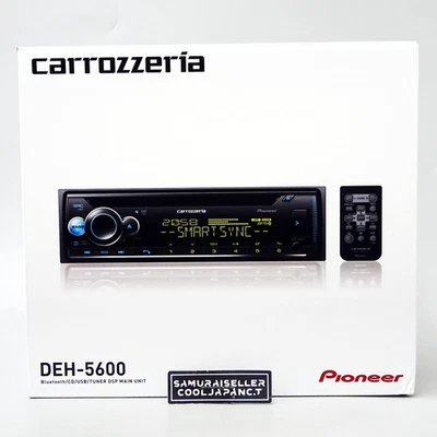 Pioneer Carrozzeria DEH-5600 1DIN Voiture Audio CD Bluetooth USB AUX DSP Japo... - Photo 1/4