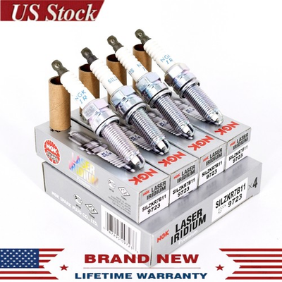 #ad #ad 4PCS NGK SILZKR7B11 9723 Laser Iridium Spark Plugs For Hyundai Elantra Santa Fe $12.50