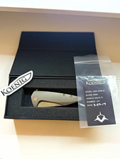 Koenig Mini Goblin Pocketknife M390 Drop Point, Titanium Handle, 2019 1st Gen