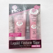 New Sealed Liquid Fashion Tape Hollywood Fashion Secrets Brand w BONUS Mini Tape