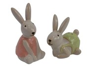 Salz Und Pfefferstreuer Hasenpaar Osterhase Keramik