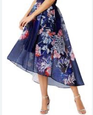 Coast Navy Floral Summer Skirt Size 8.