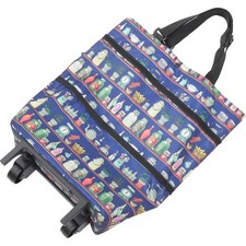 Foldable Wagon Folding Trolley Grocery Tote Bag with Wheels Shopping Cart