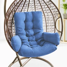 Swing Hammock Seat Cushion Hanging Egg Chair Sofa Pillow Thick Filling Soft Pad